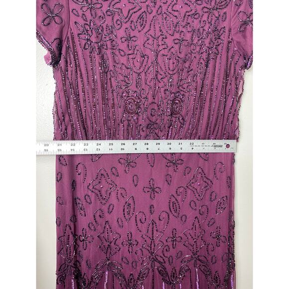 ADRIANNA PAPELL DRESS GOWN 10 MOTHER OF THE BRIDE FORMAL EVENING BRIDESMAID - Picture 16 of 16